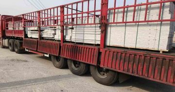 齐齐哈尔 白麻荔枝面外墙干挂，工厂装车日常