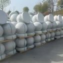 齐齐哈尔 白麻花岗岩石材圆球，石球，挡车球，隔离球，景观石球，风水球等
