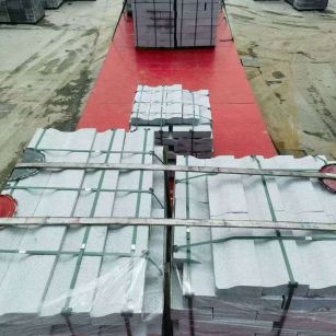 齐齐哈尔 芝麻白仿形加直形路沿石出货日常