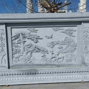 齐齐哈尔 芝麻白大型照壁，屏风，影壁