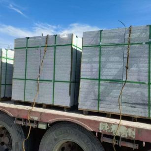 齐齐哈尔 芝麻白花岗岩地铺石装车日常