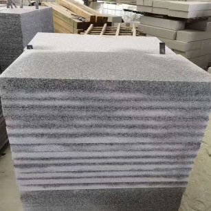 齐齐哈尔 芝麻白5公分火烧地铺成品，900*400，规格可定制