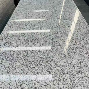 齐齐哈尔 白麻花岗岩光面毛板