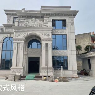 齐齐哈尔 白麻花岗岩别墅外墙干挂