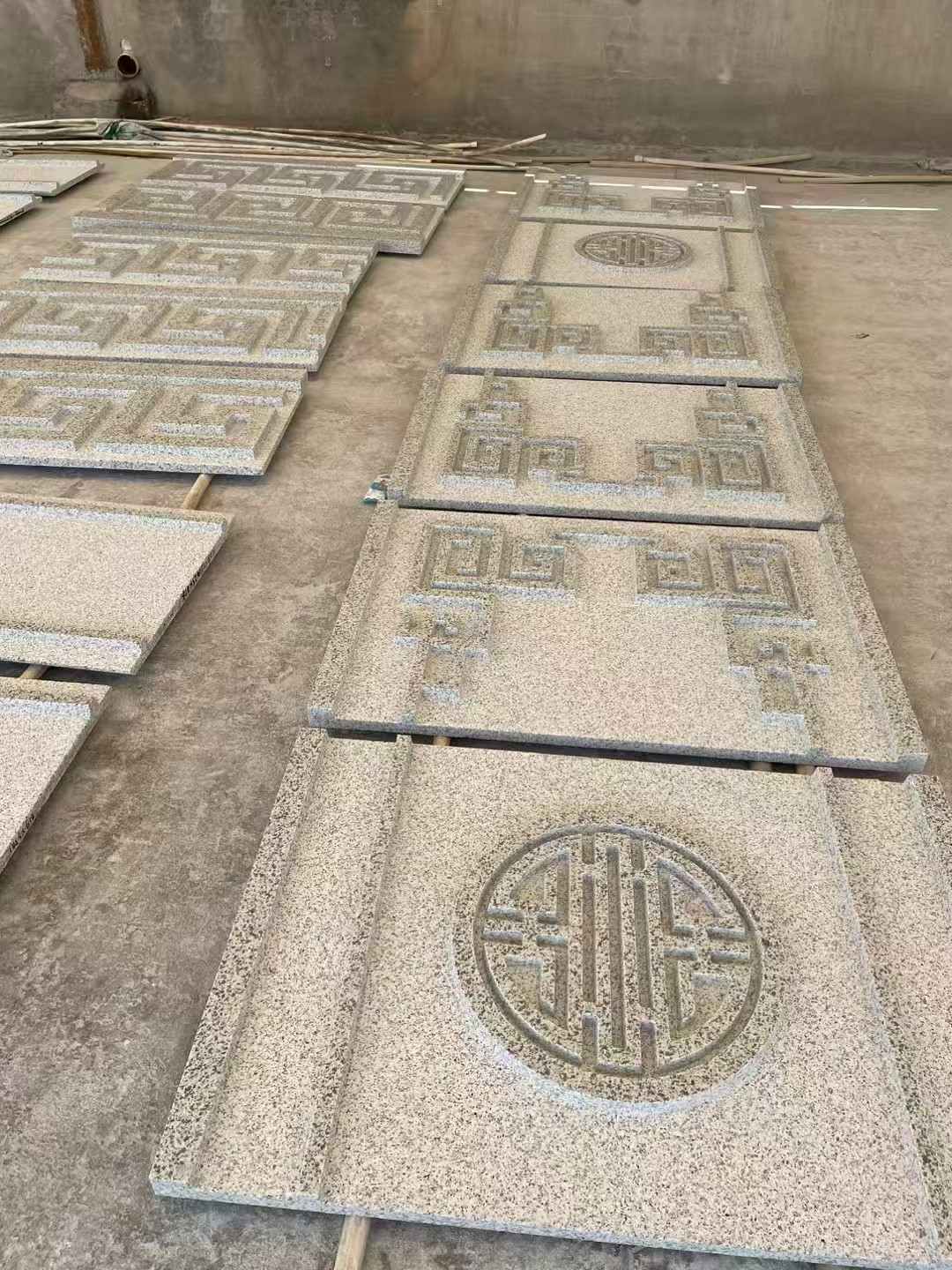 齐齐哈尔 白麻花岗岩外墙立面雕刻板