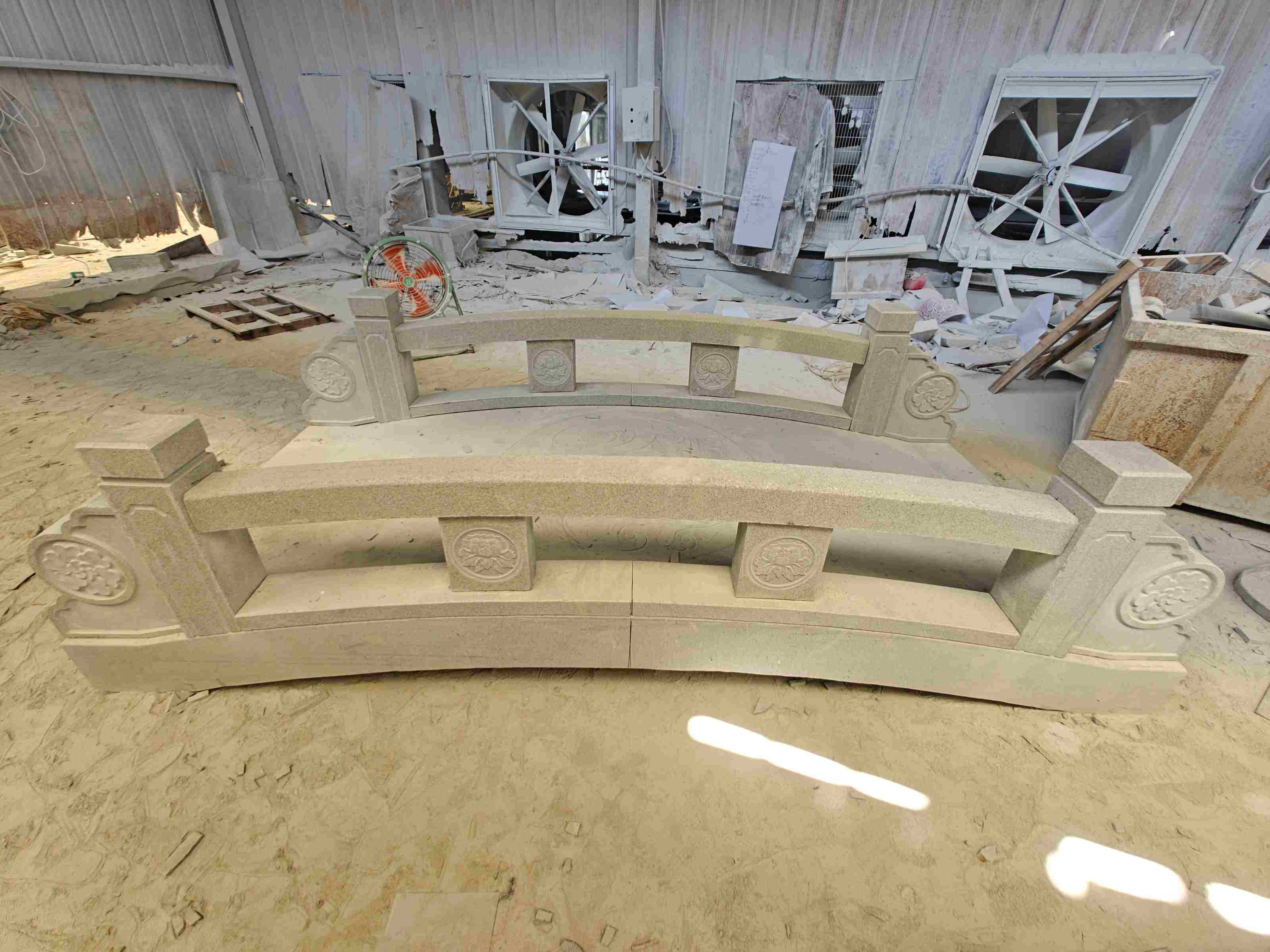 齐齐哈尔 芝麻灰花岗岩异形加工-拱桥，石桥