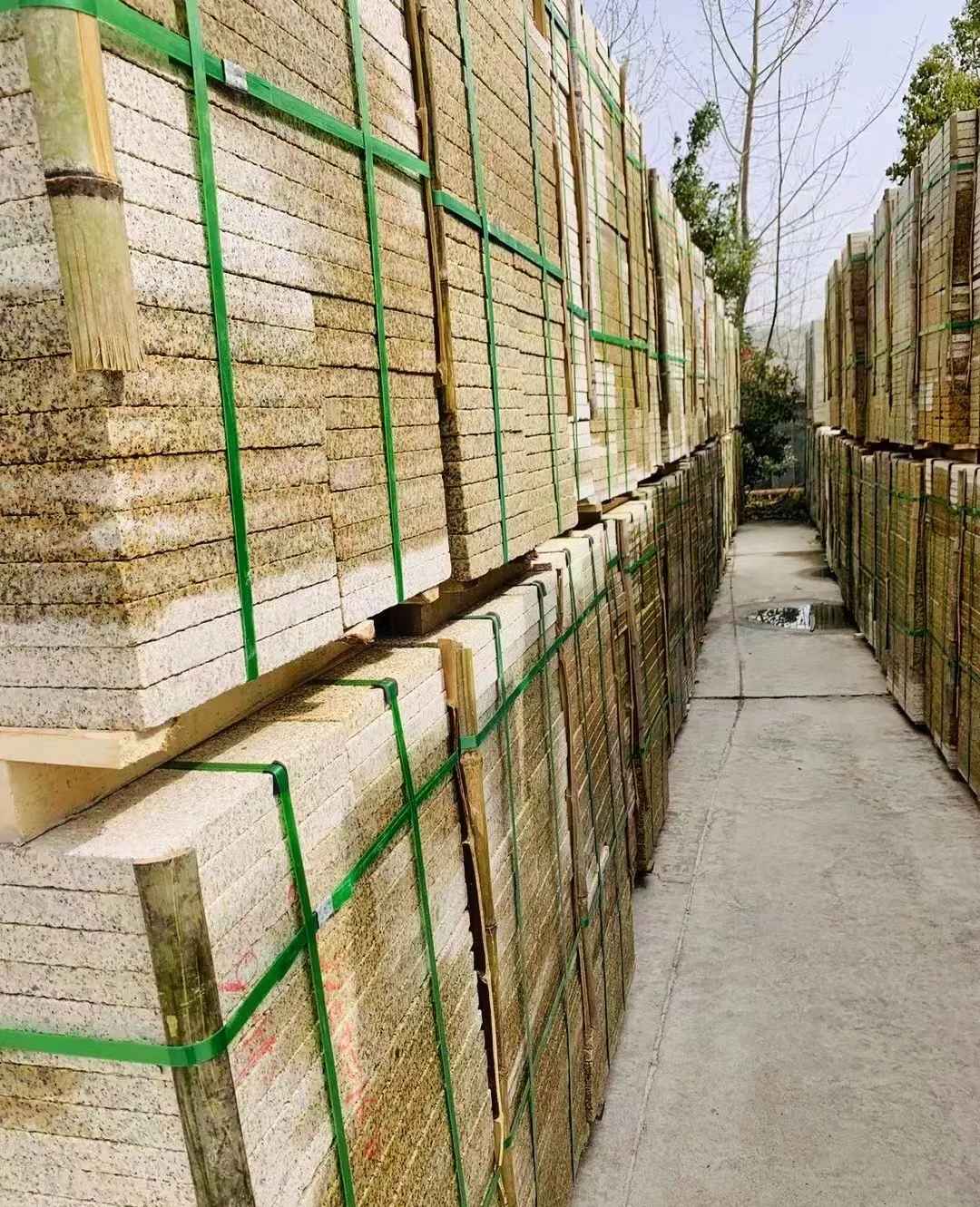 齐齐哈尔 黄金麻花岗岩荔枝面地铺石